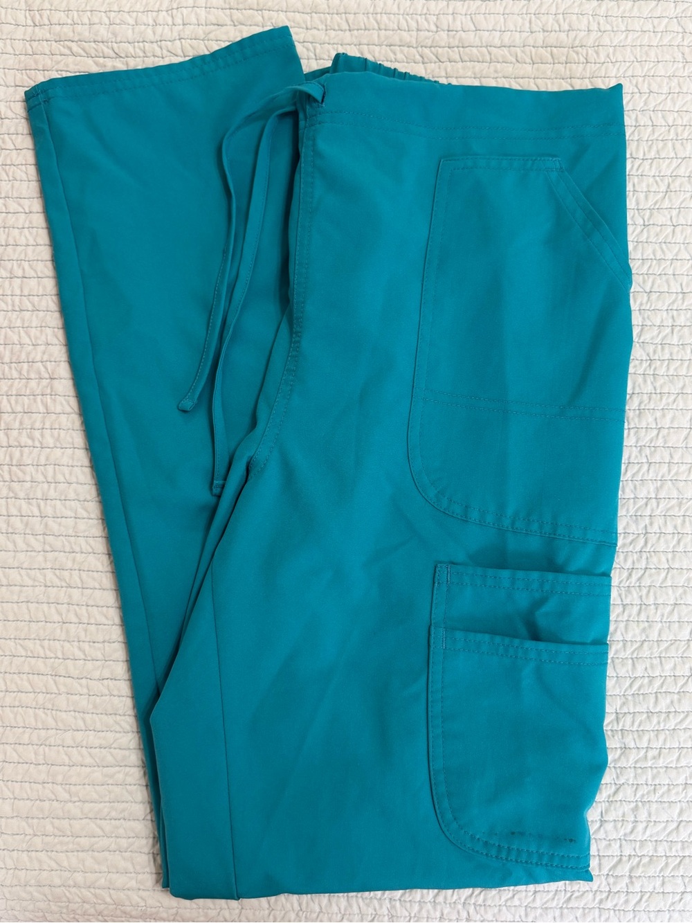 Women’s Teal Scrub Straight Leg Pants